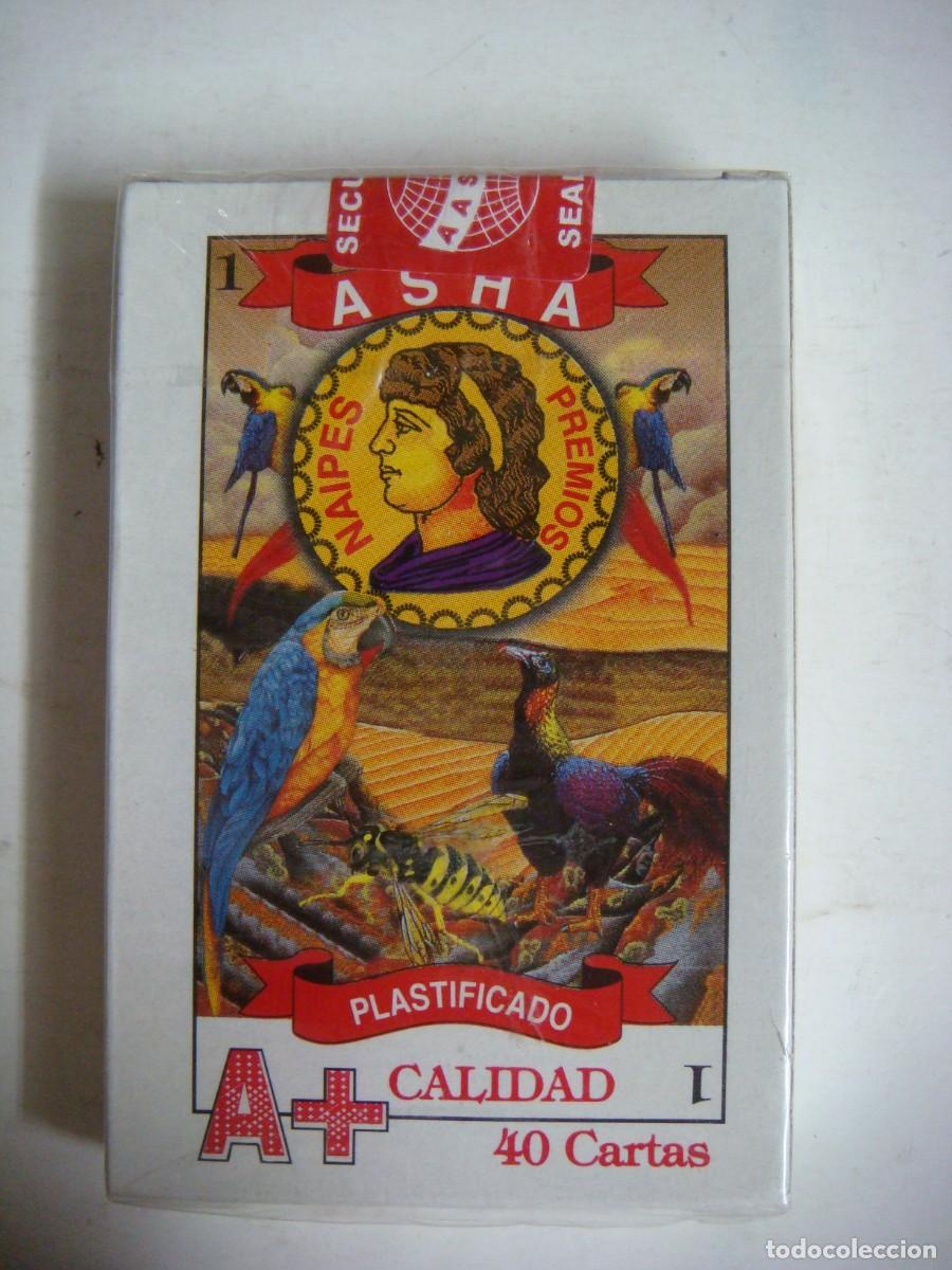 Barajas de cartas: BARAJA ESPA&Ntilde;OLA DE ASHA NUEVA CON SU PRECINTO-(&)