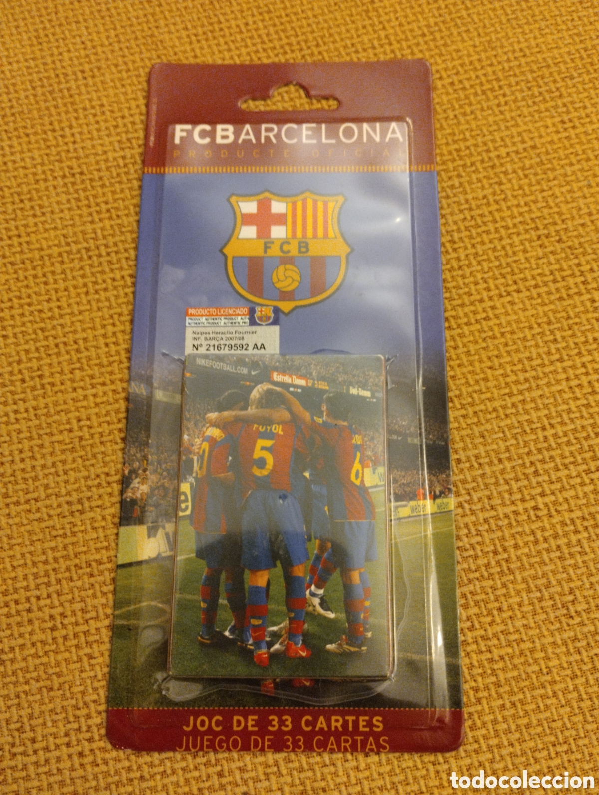 Barajas de cartas: Baraja F.C.Barcelona 2007/08 Fournier