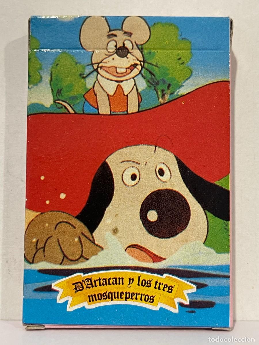 Barajas de cartas: Baraja de Cartas infantil DARTACAN Y LOS TRES MOSQUEPERROS a&ntilde;o 1981 BRB Internacional naipes