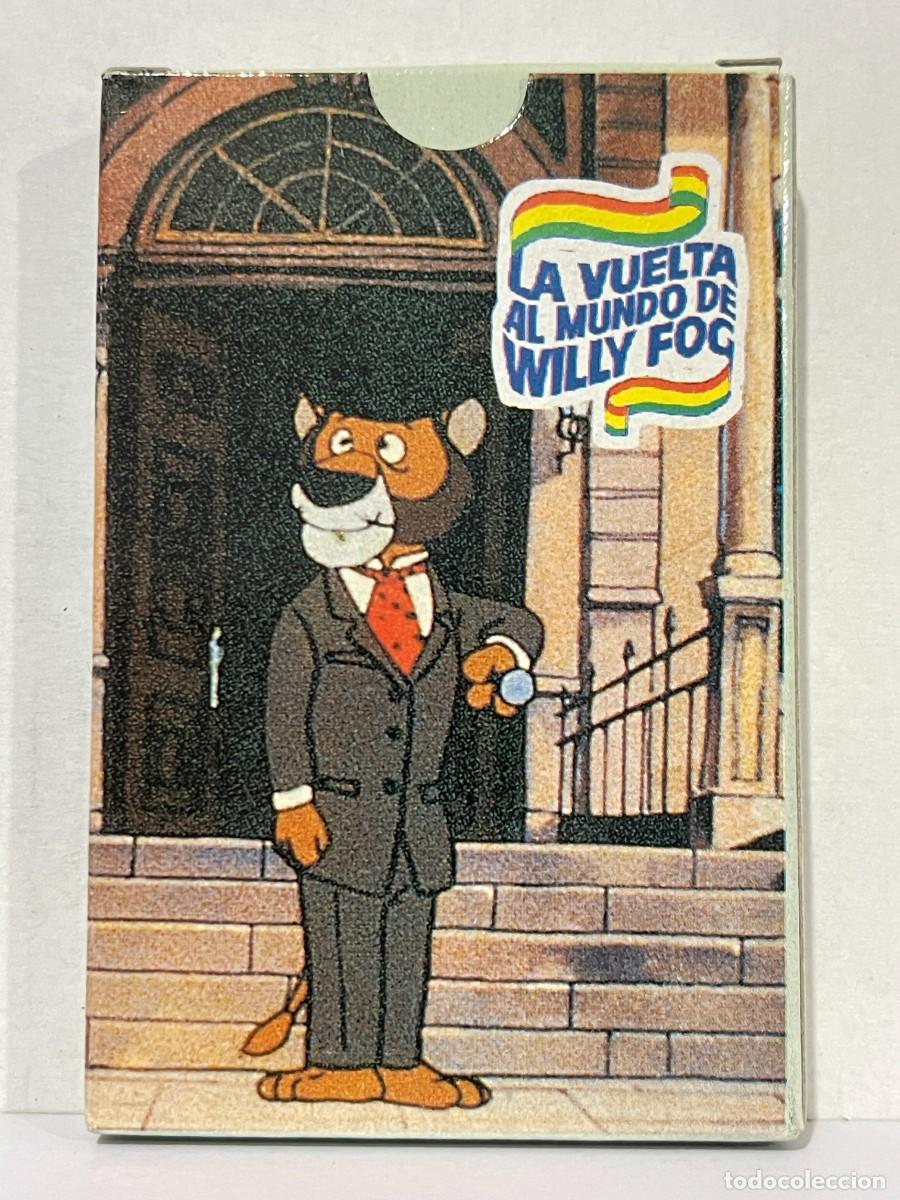 Barajas de cartas: Baraja de Cartas infantil LA VUELTA AL MUNDO DE WILLY FOG a&ntilde;o 1983 BRB Internacional naipes