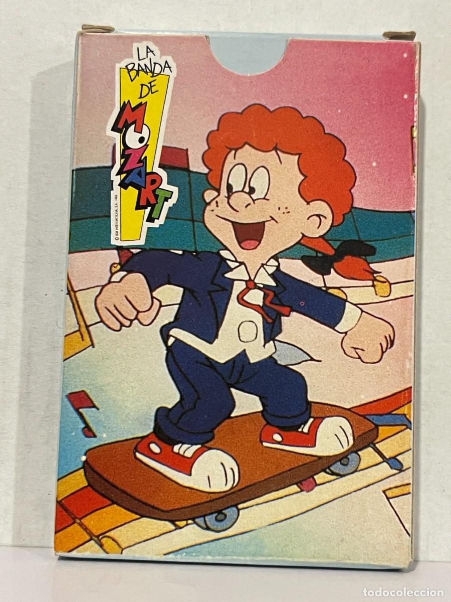 Barajas de cartas: Baraja de Cartas infantil LA BANDA DE MOZART a&ntilde;o 1995 BRB Internacional naipes dibujos TVE