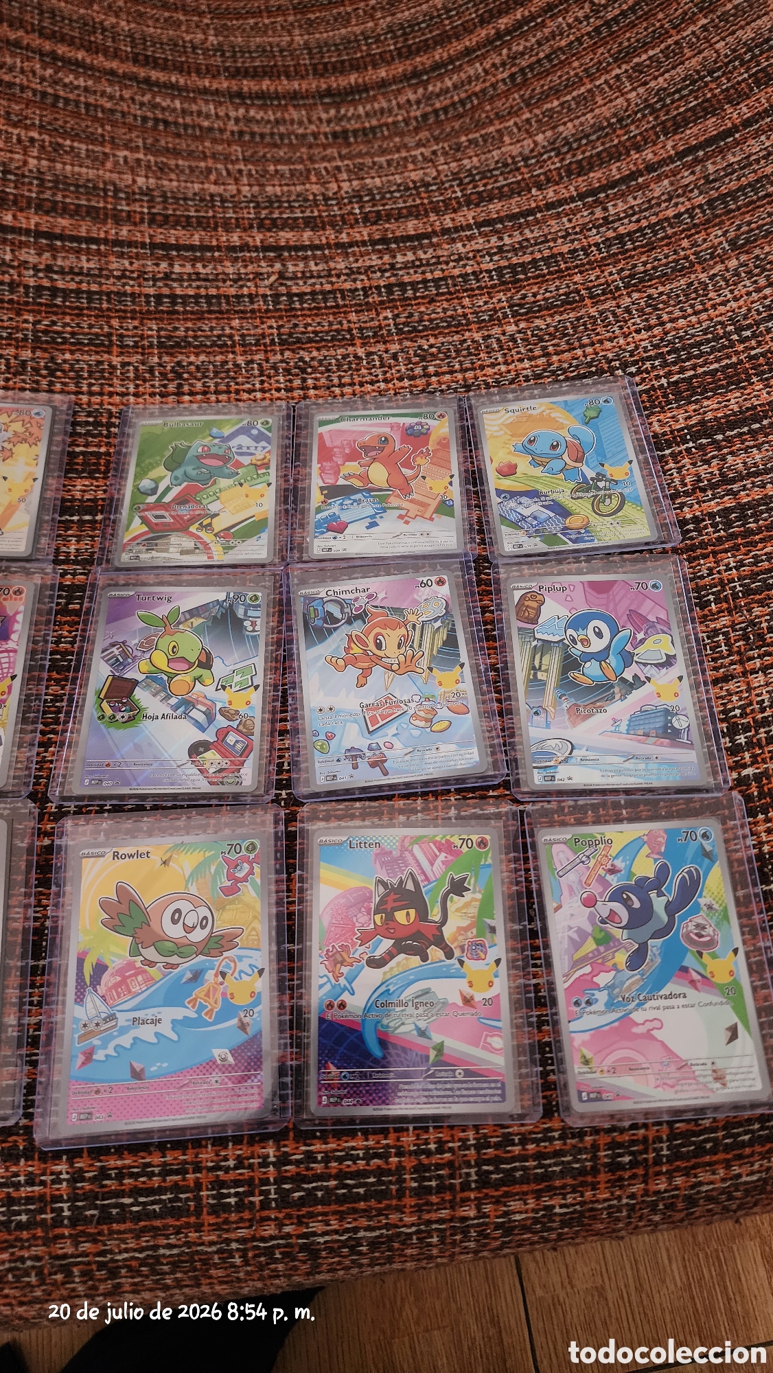 Barajas de cartas: Pokemon ..Set primeros compa&ntilde;eros Serie 1