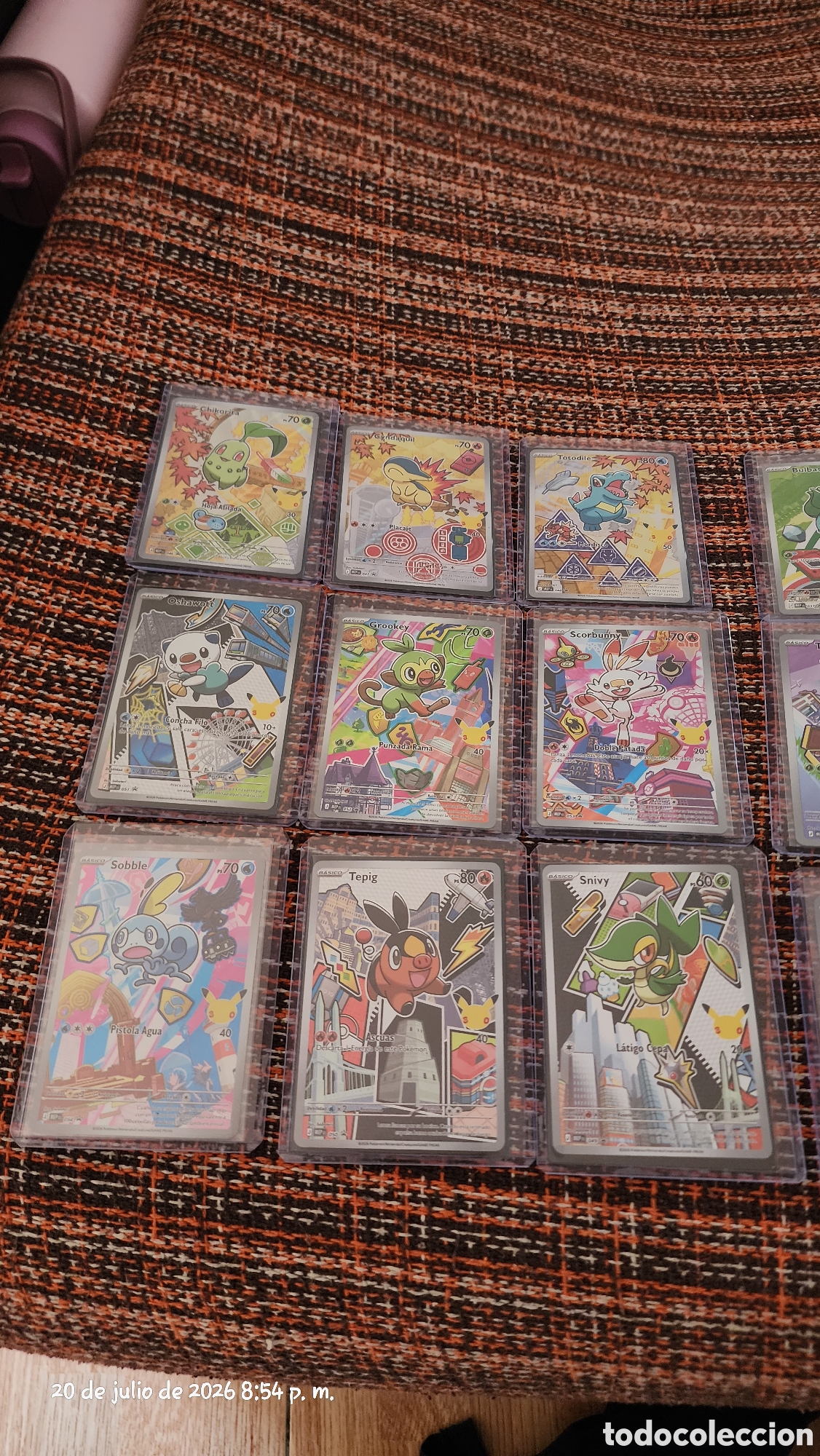 Barajas de cartas: Pokemon..set primeros compa&ntilde;eros #2