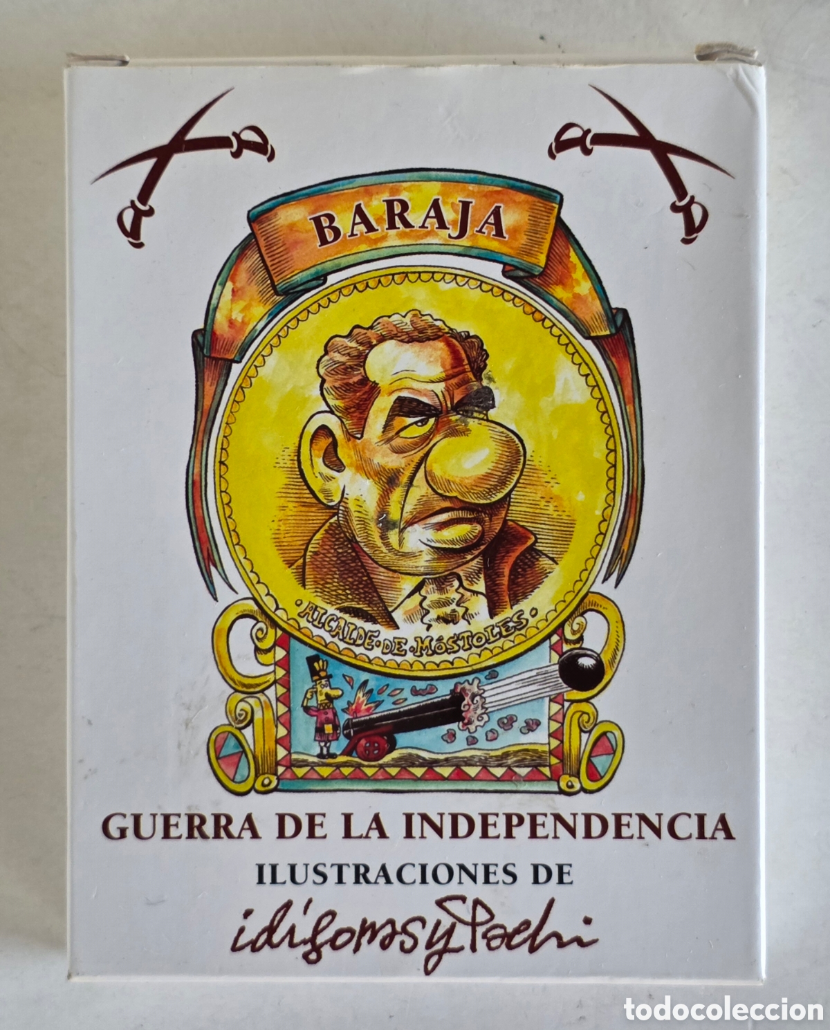 Barajas de cartas: Baraja Guerra Independencia - Ilustraciones Id&iacute;goras & Pochi - Edici&oacute;n Limitada - Alcalde M&oacute;stoles