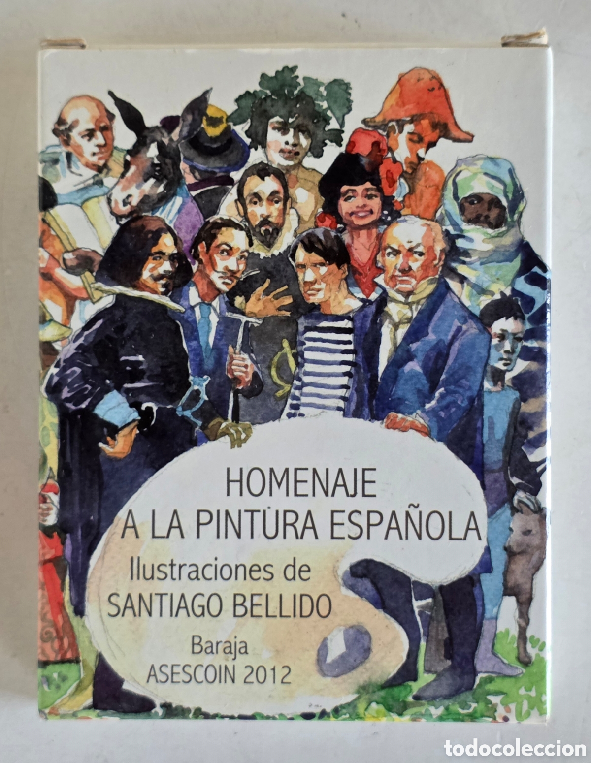 Barajas de cartas: Baraja Homenaje a la Pintura Espa&ntilde;ola - Santiago Bellido 2012 Edici&oacute;n Limitada Numerada 62/600 Dal&iacute;