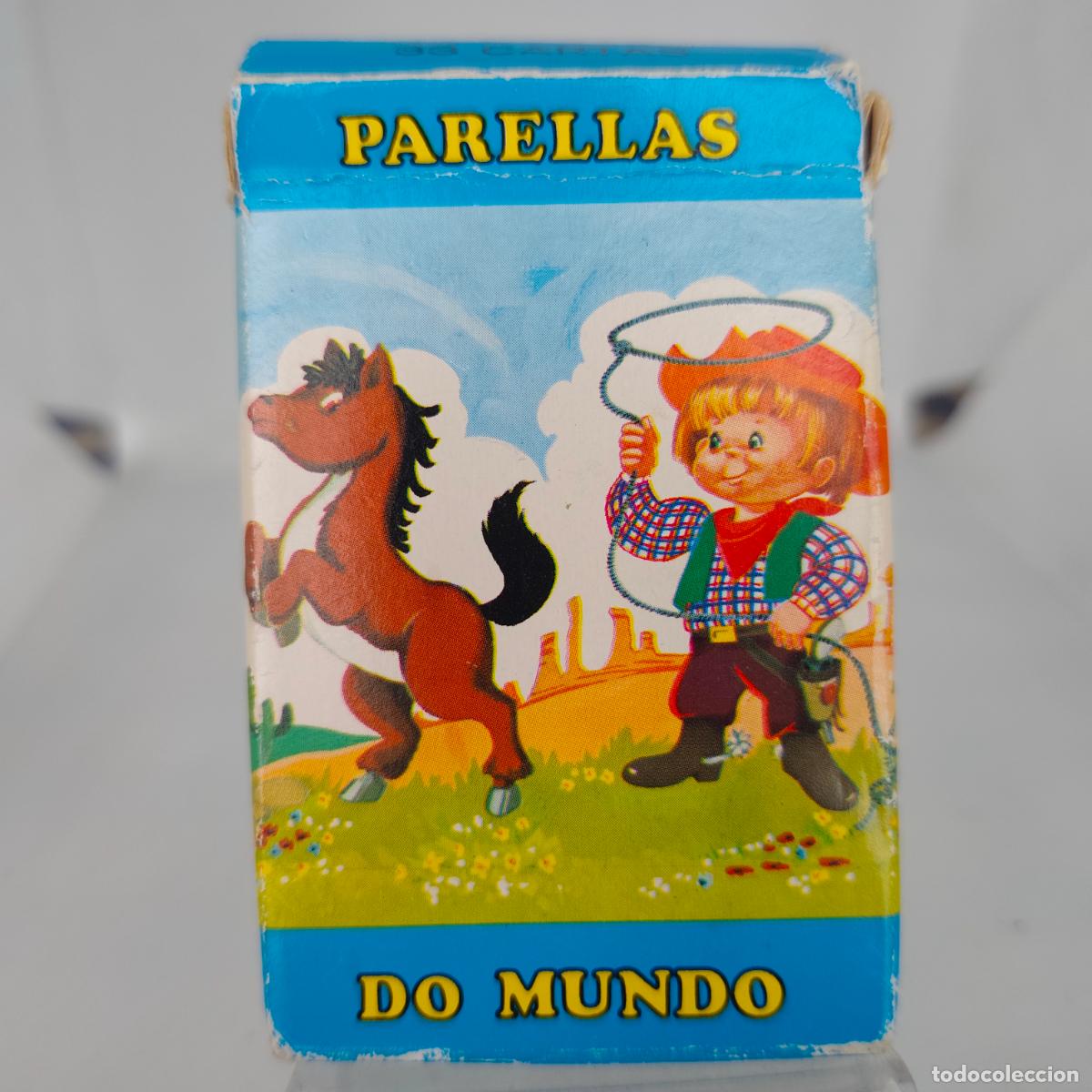 Barajas de cartas: BARAJA CARTAS, PARELLAS DO MUNDO. FOURNIER. 33 CARTAS. 1991 GALEGO GALLEGO PAREJAS DEL MUNDO