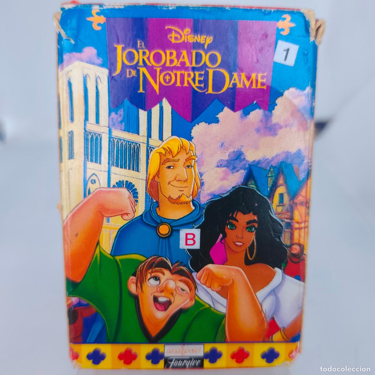 Barajas de cartas: BARAJA COMPLETA EL JOROBADO DE NOTRE DAME DISNEY FOURNIER A&Ntilde;O 1996