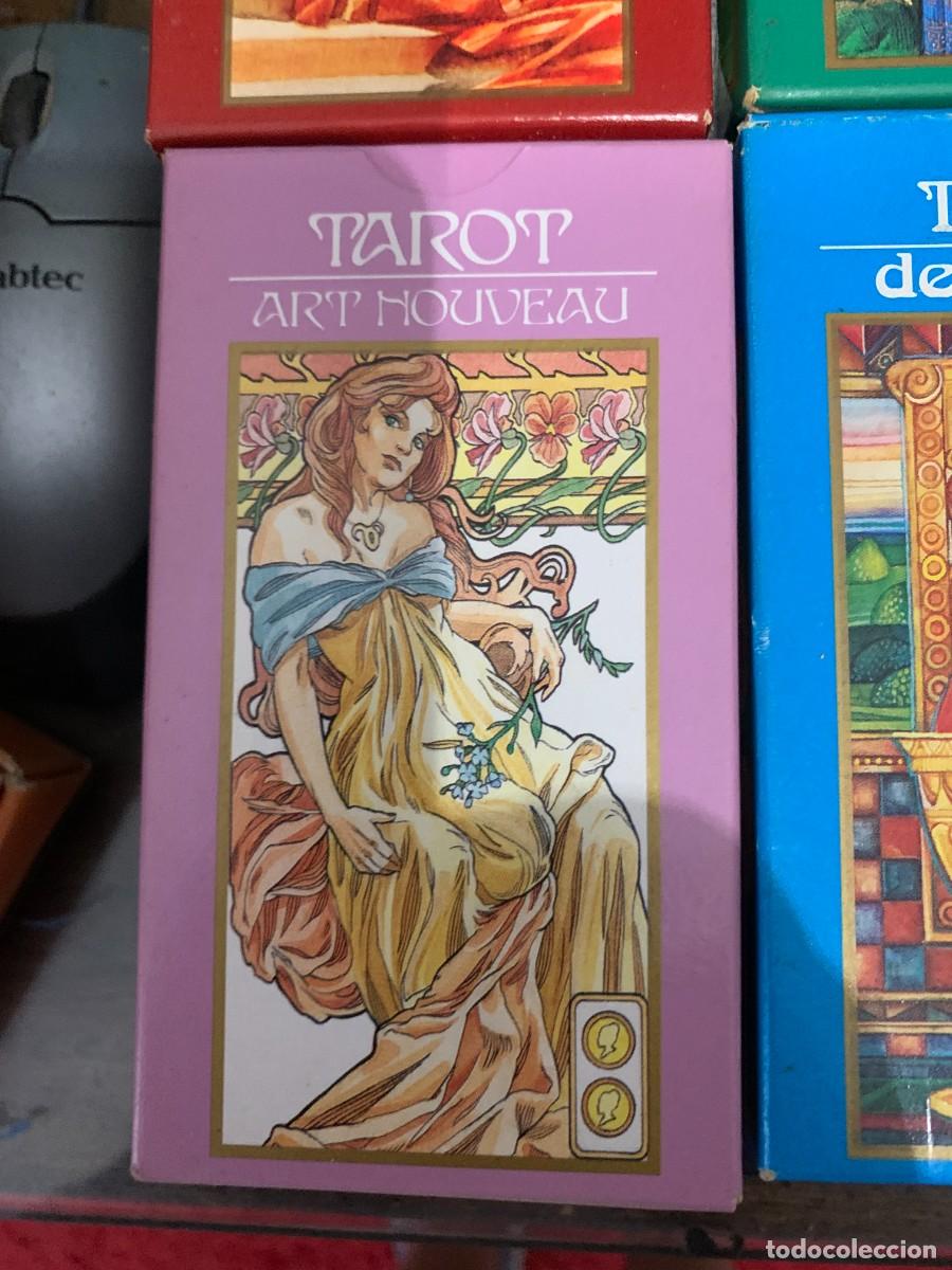 Barajas de cartas: TAROT ART NOUVEAU. LO SCARABEO. ORBIS FABRI. BARAJA SIN USO.