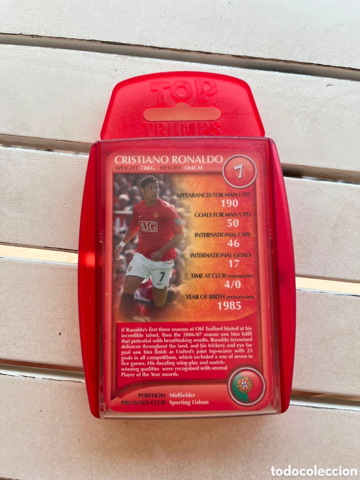 Barajas de cartas: Top trumps Manchester 2008