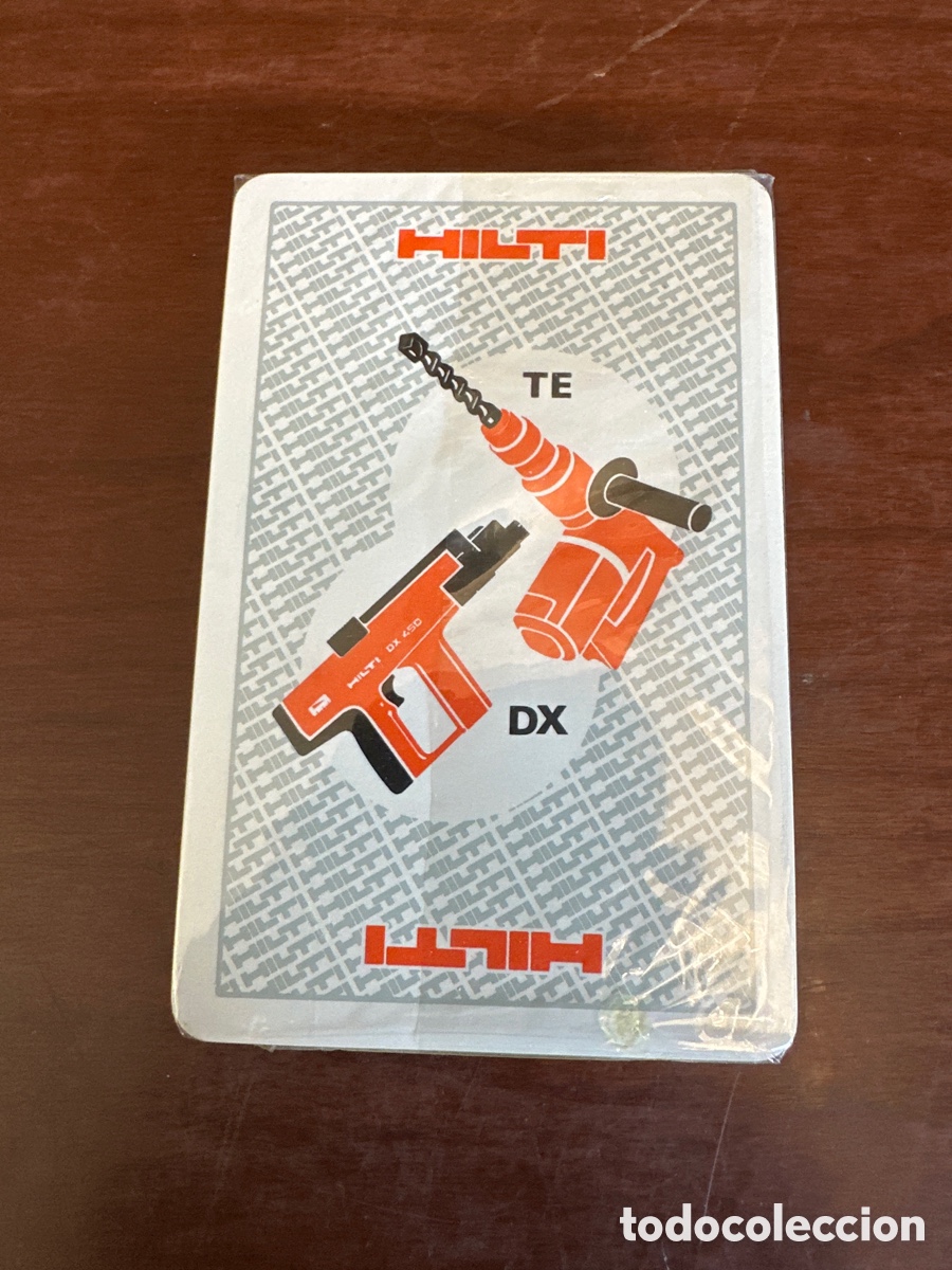 Barajas de cartas: BARAJA DE CARTAS DE PUBLICIDAD HILTI. HERACLIO FOURNIER. NUEVA PRECINTADA.