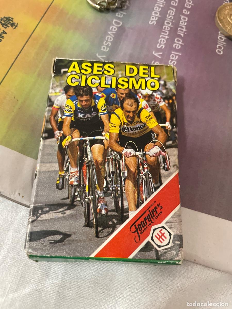 Barajas de cartas: Antigua baraja de cartas Fournier Ases del ciclismo