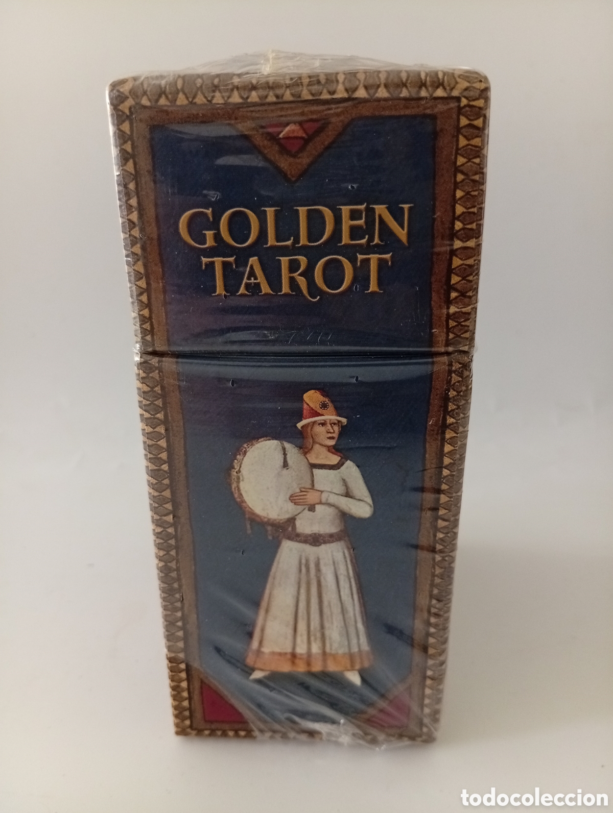 Barajas de cartas: ESTUCHE &rdquo; GOLDEN TAROT&rdquo; PRECINTADO. - Foto 2