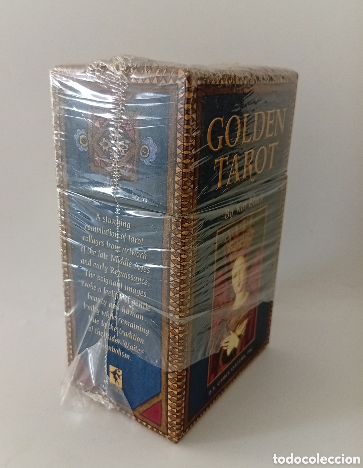Barajas de cartas: ESTUCHE &rdquo; GOLDEN TAROT&rdquo; PRECINTADO. - Foto 3