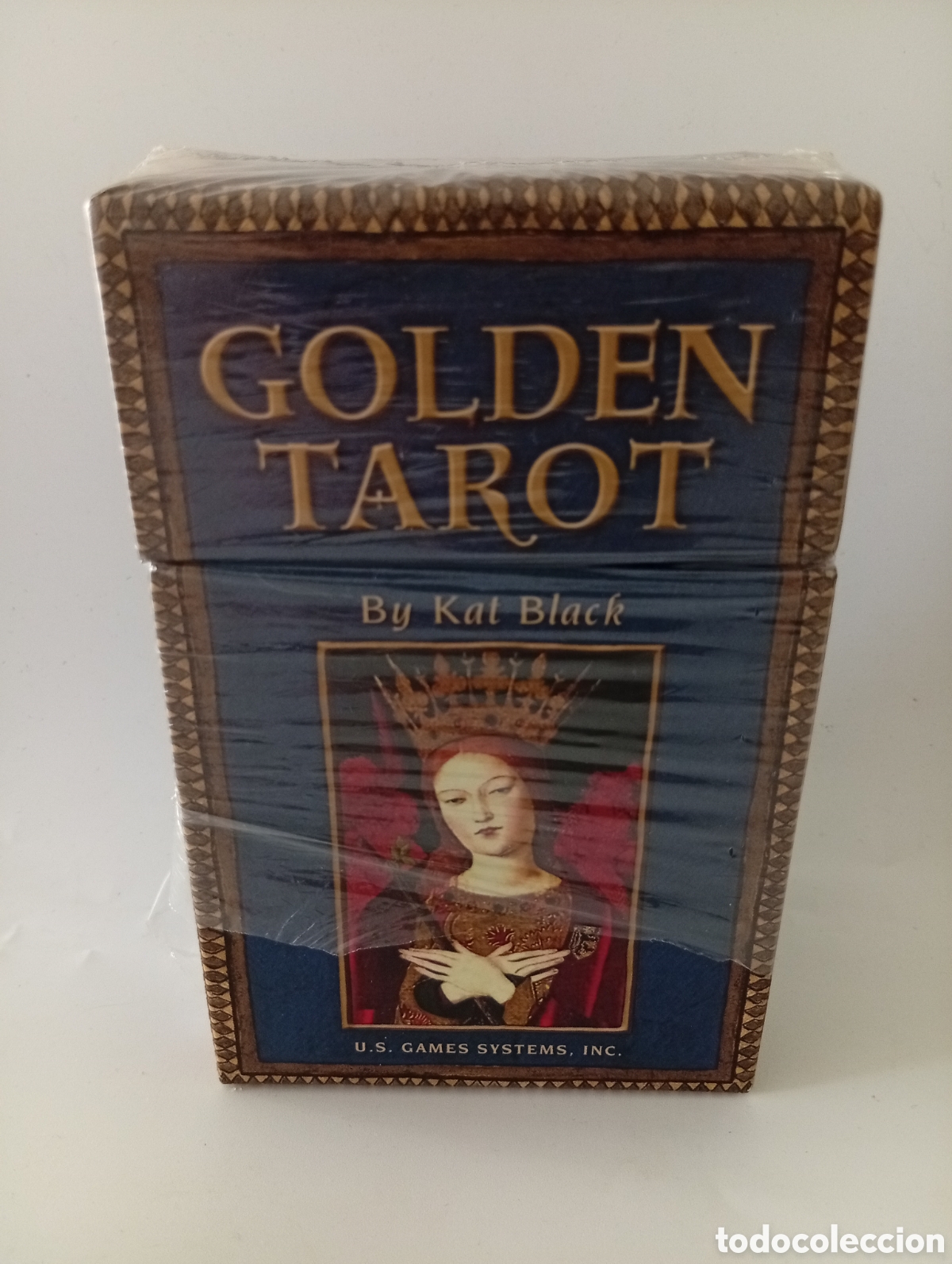 Barajas de cartas: ESTUCHE &rdquo; GOLDEN TAROT&rdquo; PRECINTADO. - Foto 4