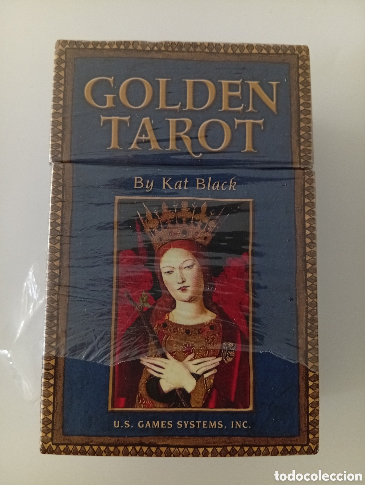 Barajas de cartas: ESTUCHE &rdquo; GOLDEN TAROT&rdquo; PRECINTADO.