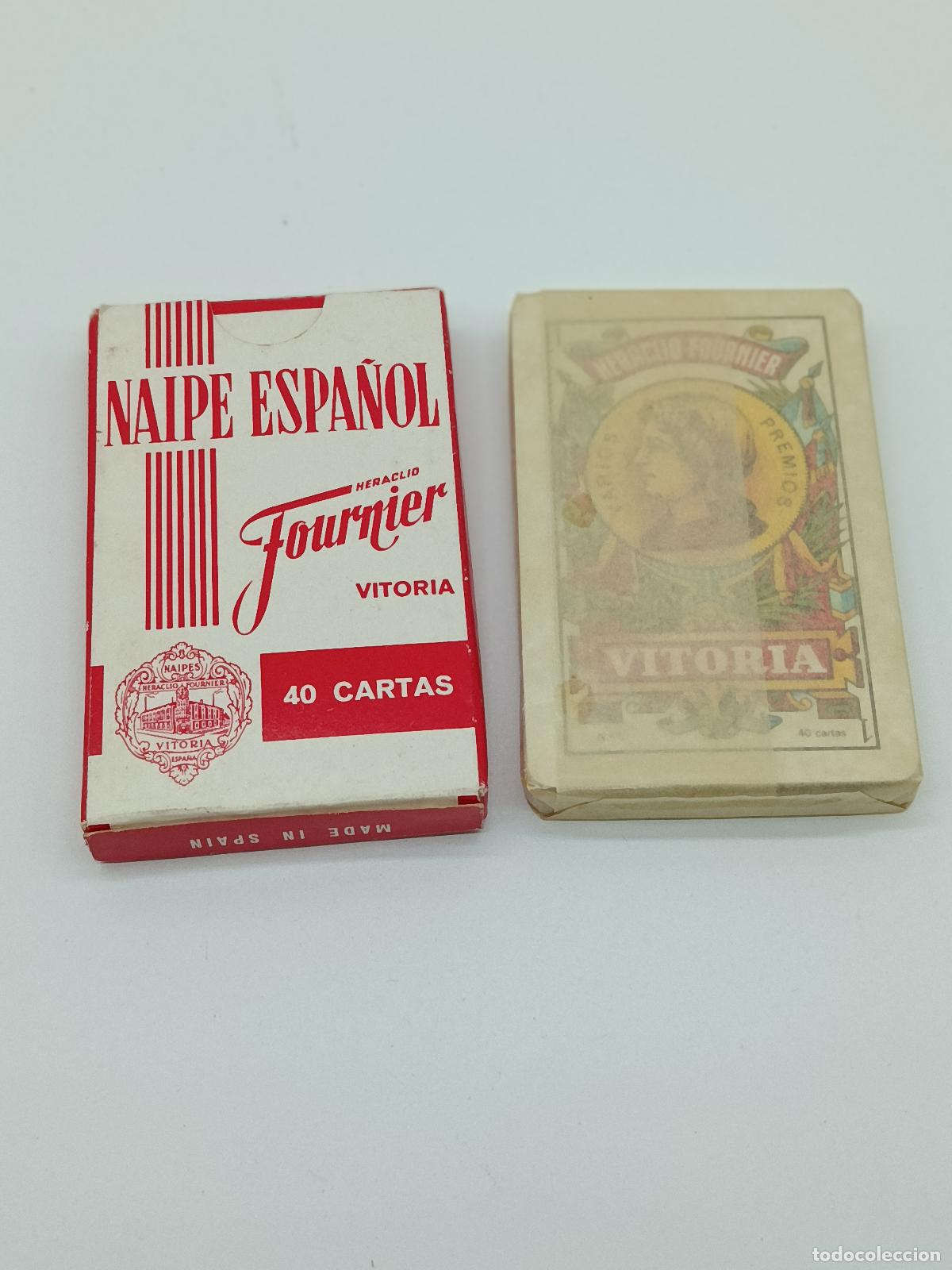 Barajas de cartas: NAIPES FIBRA MARFIL. 40 CARTAS. PUBLICIDAD BANESTO. NAIPES FOURNIER. SIN USO. CS.