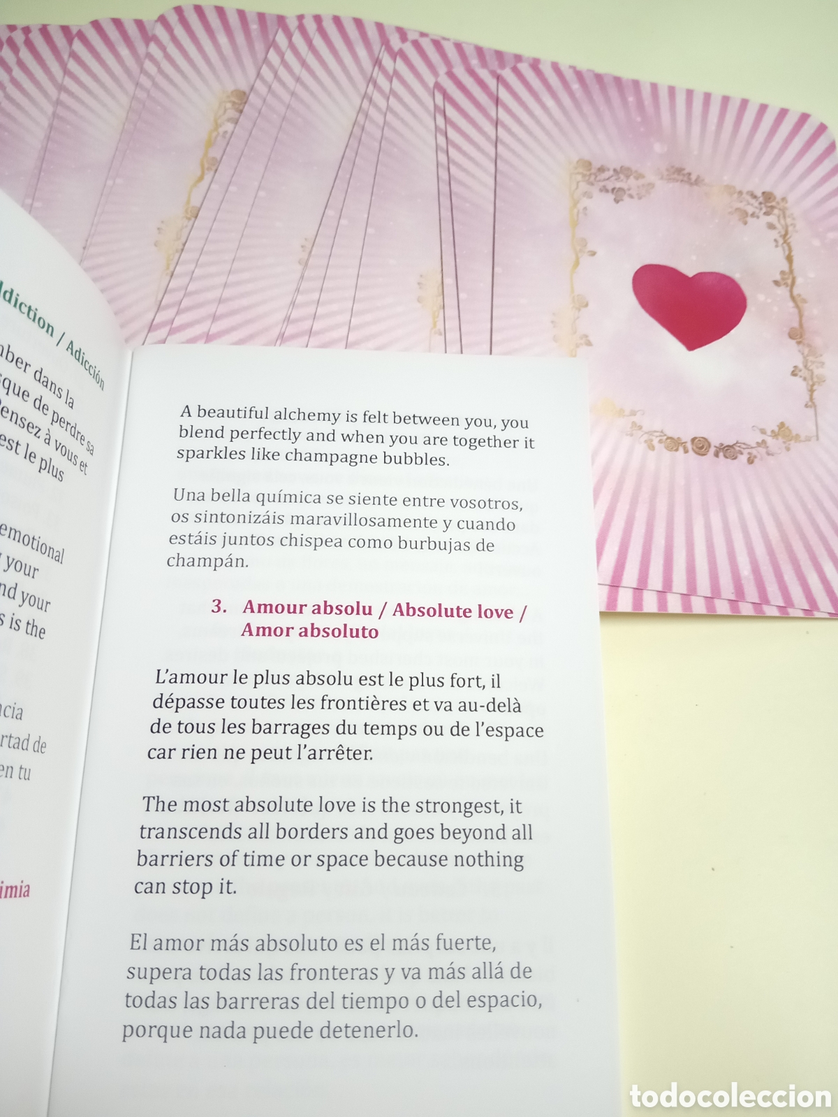 Barajas de cartas: Or&aacute;culo M&aacute;gico del Coraz&oacute;n edici&oacute;n limitada n&bull;65 triling&uuml;e - Foto 5