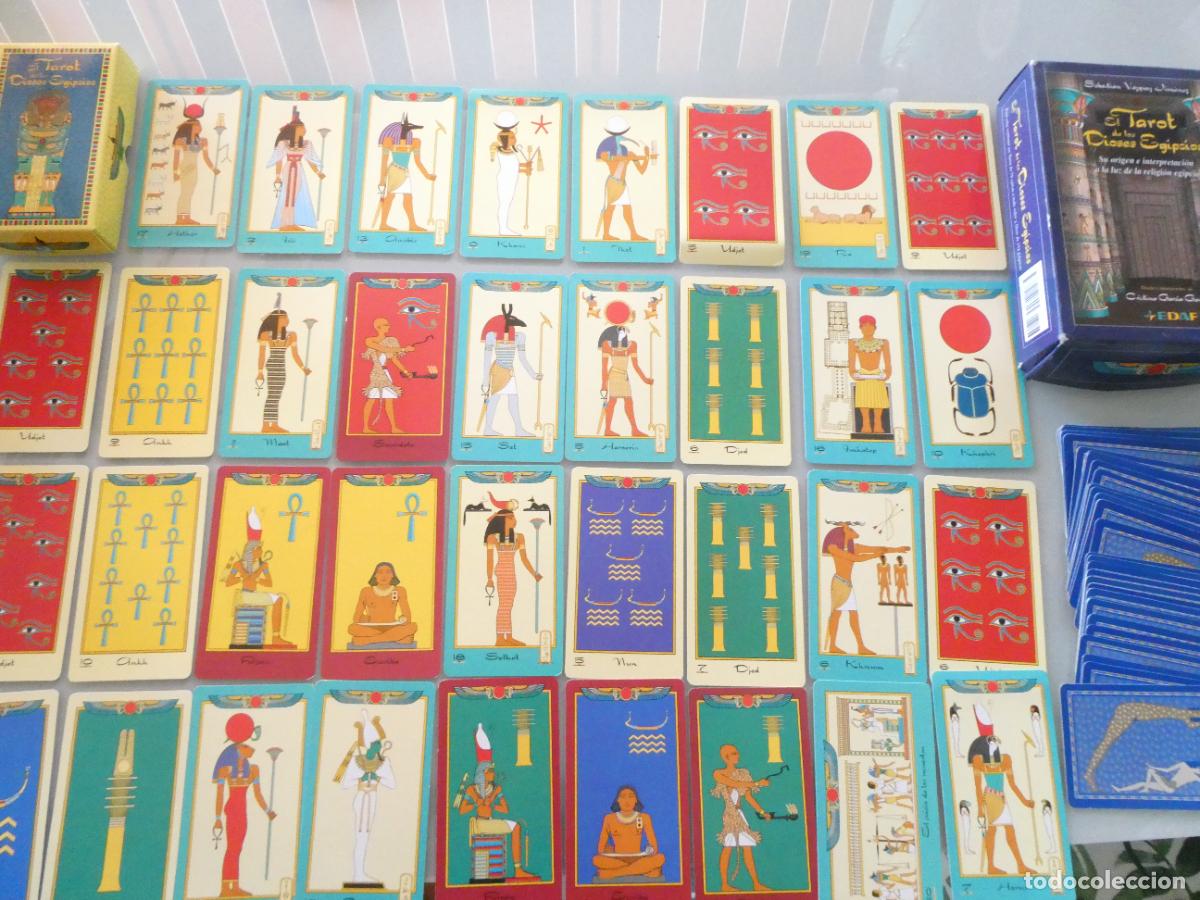 Barajas de cartas: BARAJA DE CARTAS + CAJA. EL TAROT DE LOS DIOSES EGIPCIOS ANTIGUO EGIPTO. SEBASTIAN VAZQUEZ. 320GR