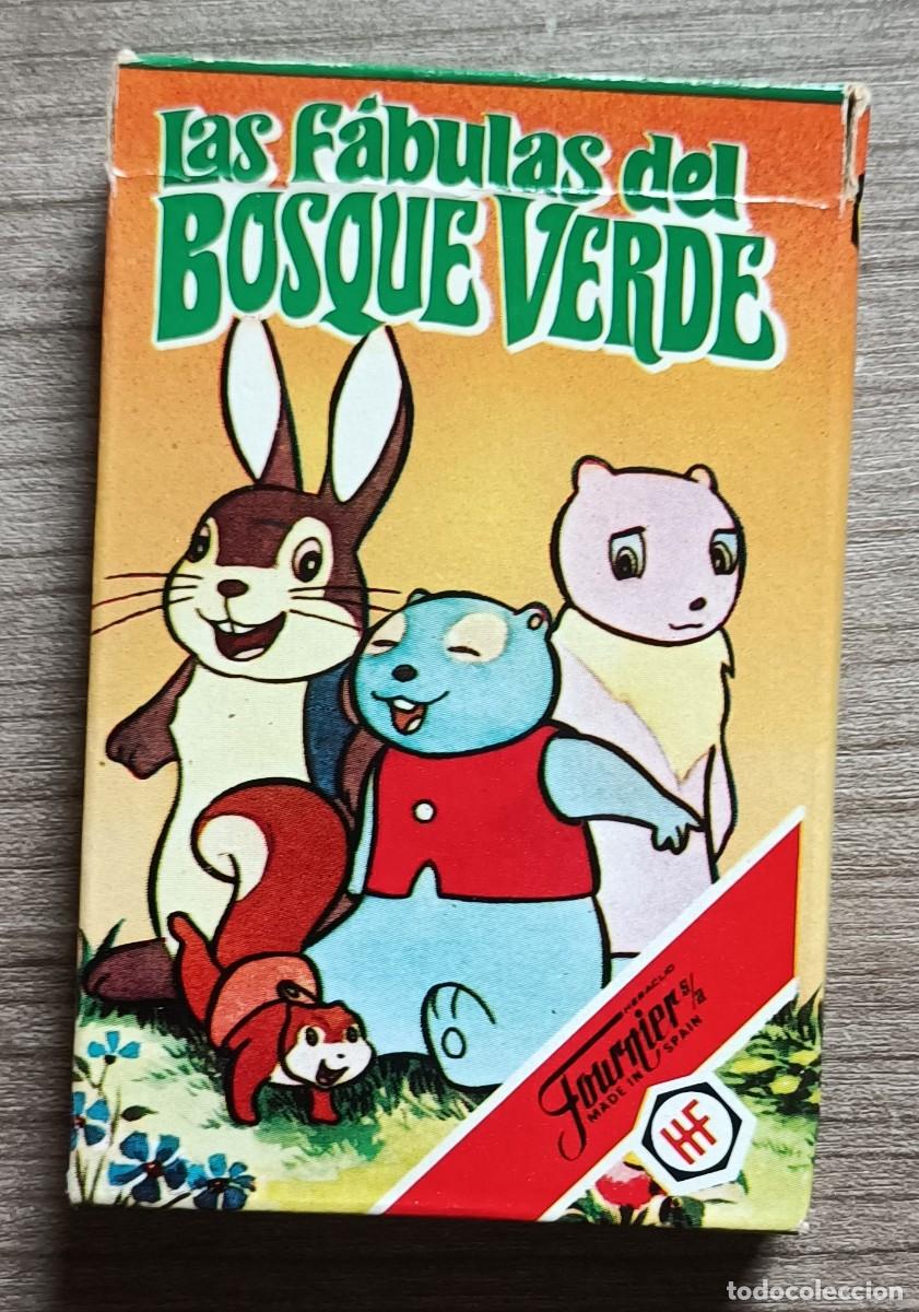 Barajas de cartas: Juego cartas infantil, naipes, baraja Fournier, las Fabulas del Bosque Verde, nueva desprecintada