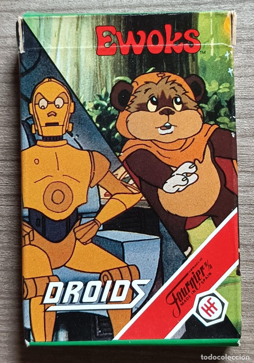 Barajas de cartas: (1) Juego cartas infantil, naipes, baraja Fournier, Ewoks Droids, nueva desprecintada