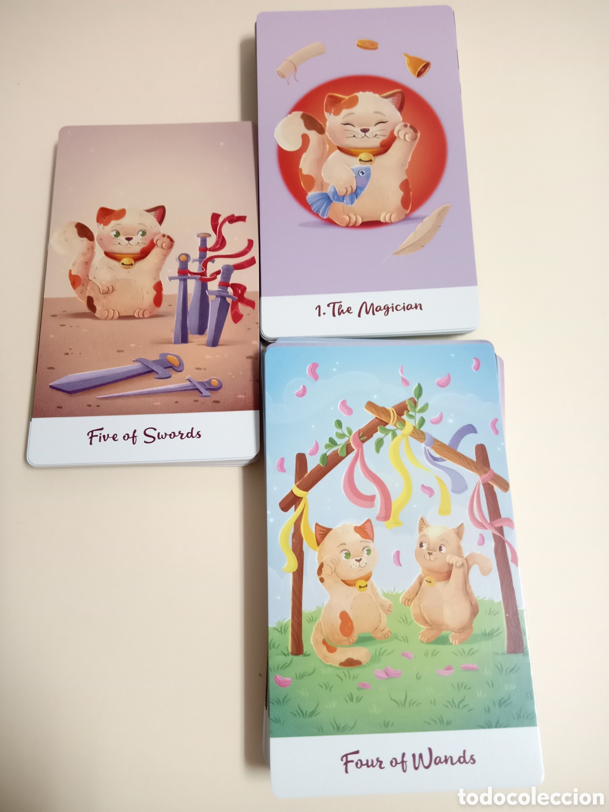 Barajas de cartas: The Lucky Cat Wisdom Tarot - Foto 3