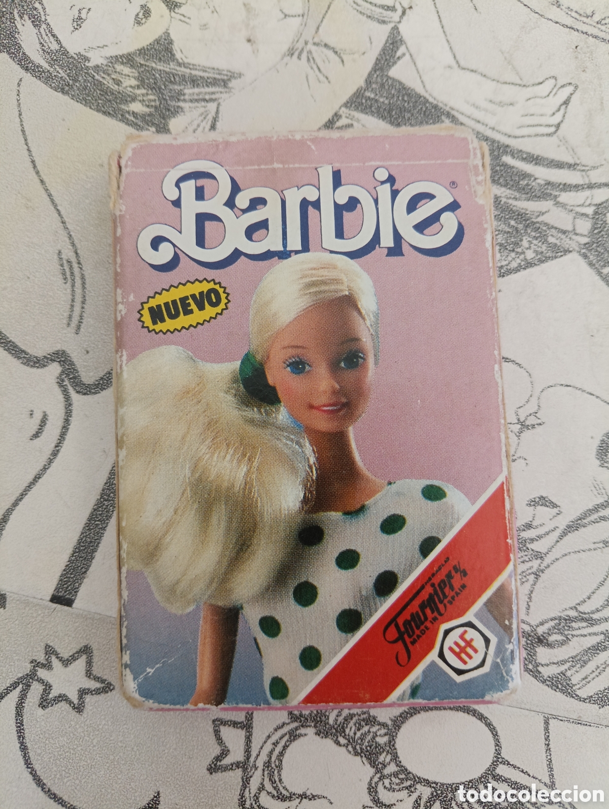 Barajas de cartas: Baraja Cartas Fournier Barbie 1989