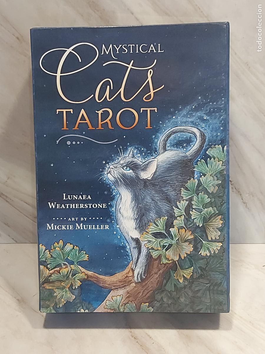 Barajas de cartas: MYSTICAL CATS TAROT | 78 CARTAS + LIBRO 216 P&Aacute;GS. | LLEWELLYN | INGL&Eacute;S | EXCELENTE ESTADO