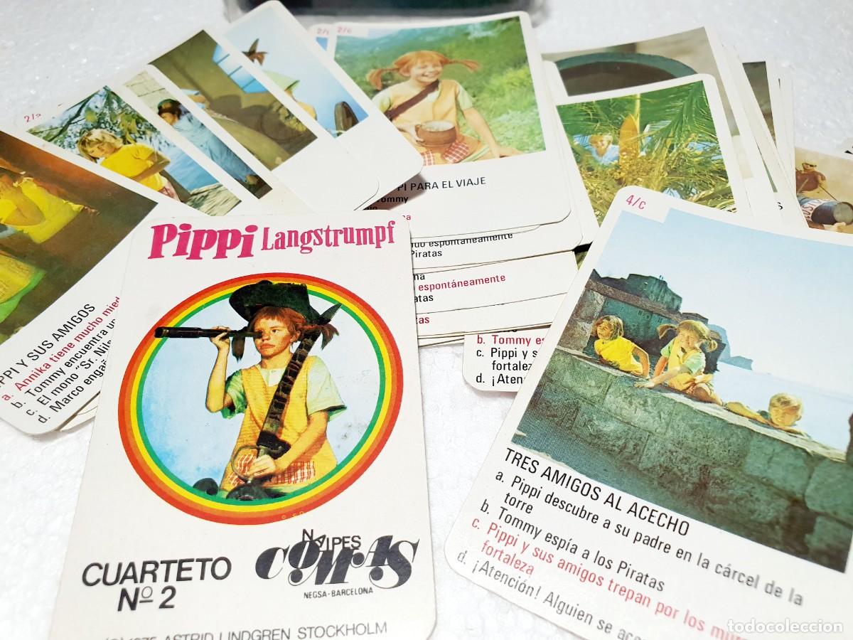 Barajas de cartas: PIPPI LANGSTRUMPF *** NAIPES COMAS *** CUARTETO N&Uacute;MERO 2 - Foto 2