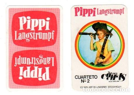 Barajas de cartas: PIPPI LANGSTRUMPF *** NAIPES COMAS *** CUARTETO N&Uacute;MERO 2 - Foto 4