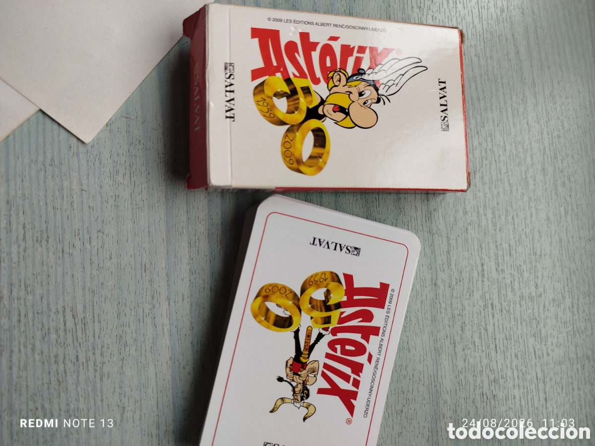 Barajas de cartas: Baraja comas . salvat.asterix.40 cartas