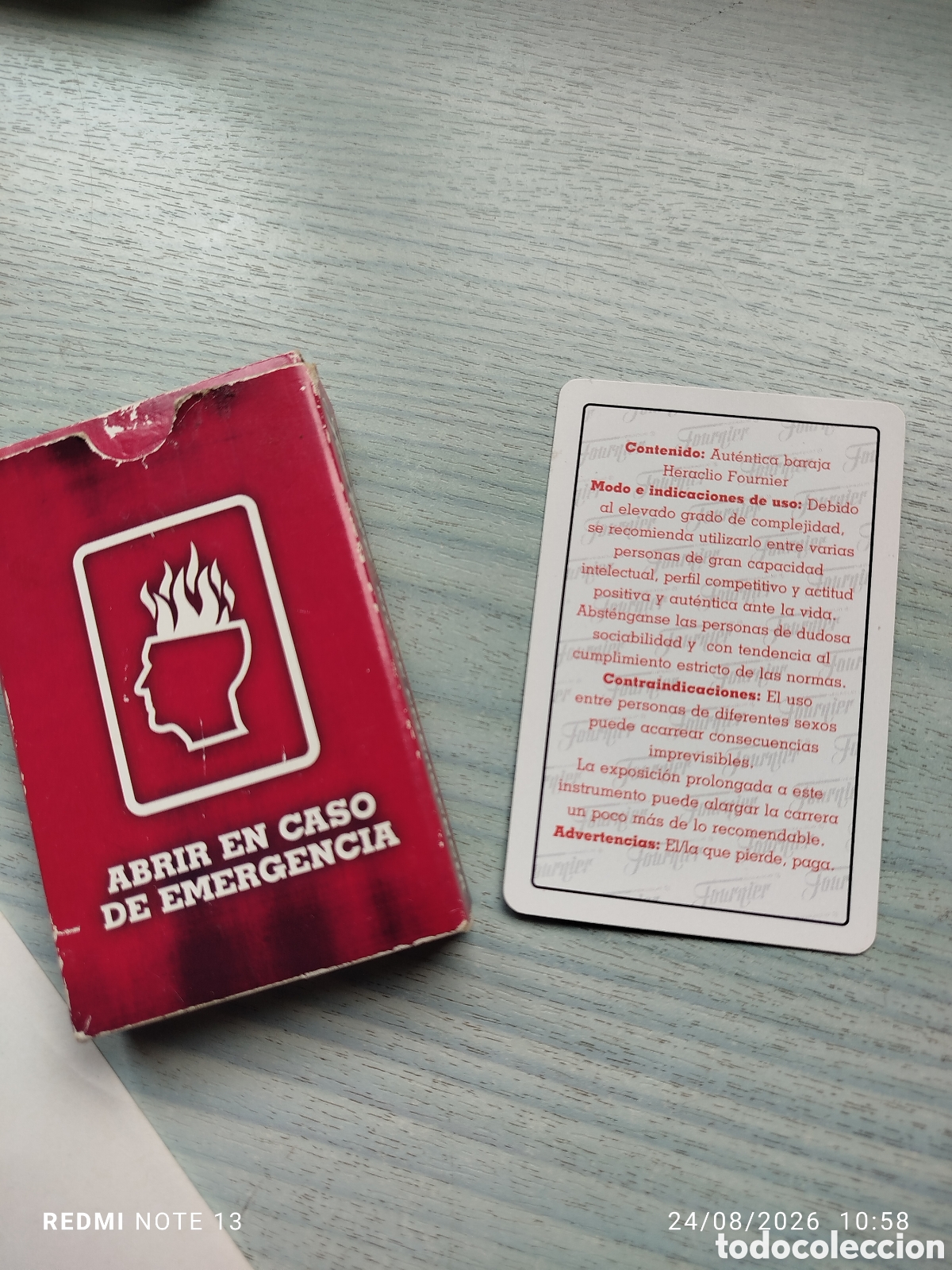 Barajas de cartas: Baraja fournier kit de emergencia.50 cartas