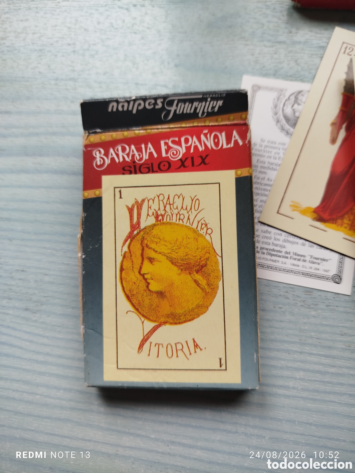 Barajas de cartas: Baraja facs&iacute;mil 1baraja ef.por fournier