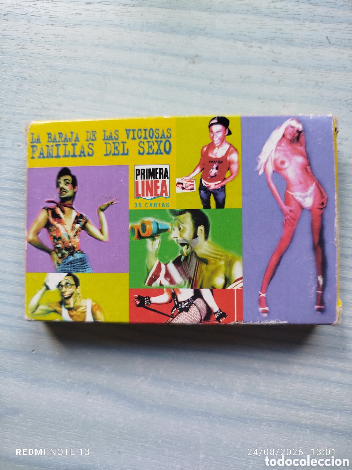 Barajas de cartas: Baraja familias del sexo.primera linea