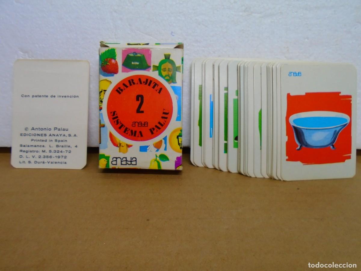 Barajas de cartas: BARAJITA 2-SISTEMA PALAU-EDIC.ANAYA 1972.COMPLETA.