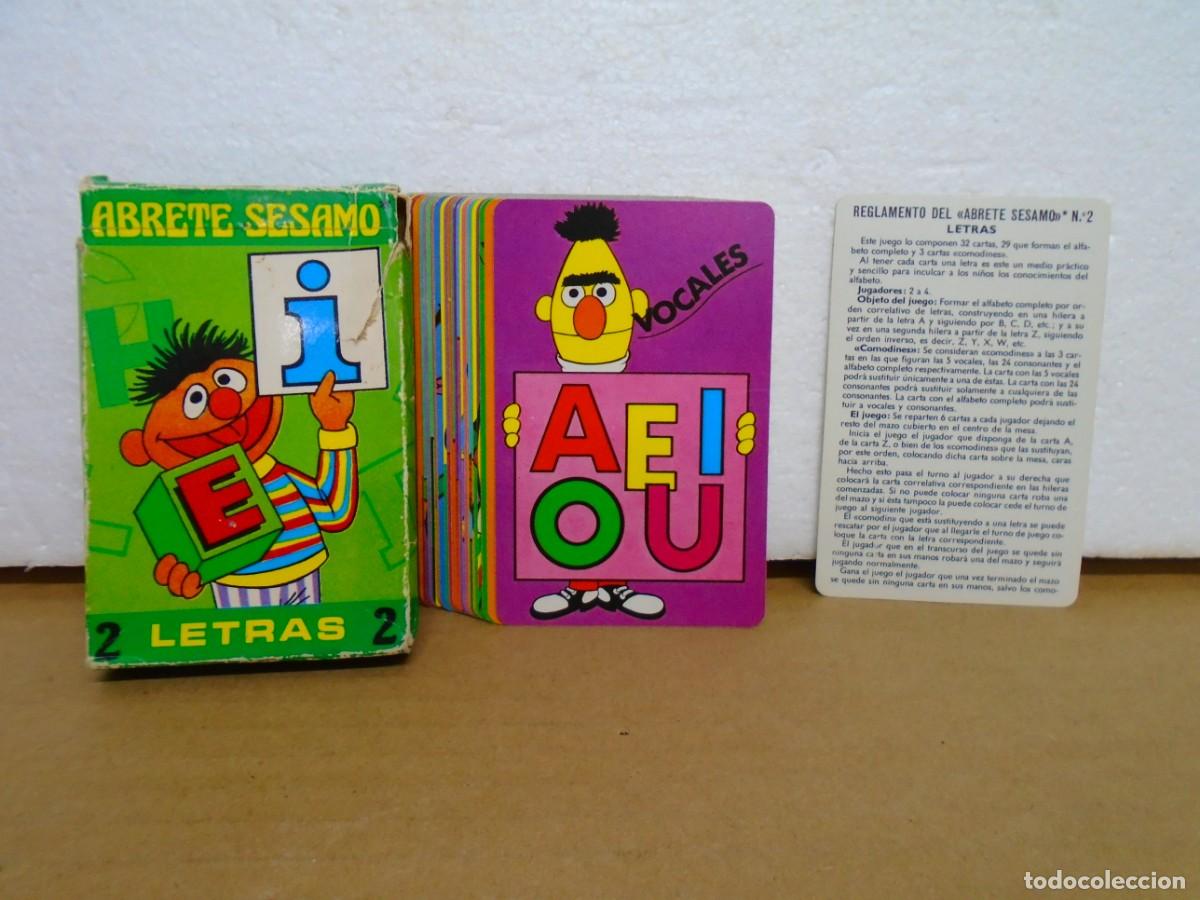 Barajas de cartas: BARAJA &rdquo;ABRETE SESAMO&rdquo; LETRAS N&ordm;2 FOURNIER 1976.COMPLETA.