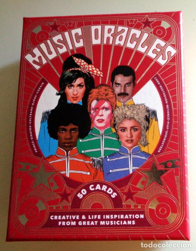 Barajas de cartas: CAJA BOX MUSIC ORACLES OR&Aacute;CULO MUSICAL TAROT. CANTANTES. MADONNA MICHAEL JACKSON KURT COBAIN BOWIE