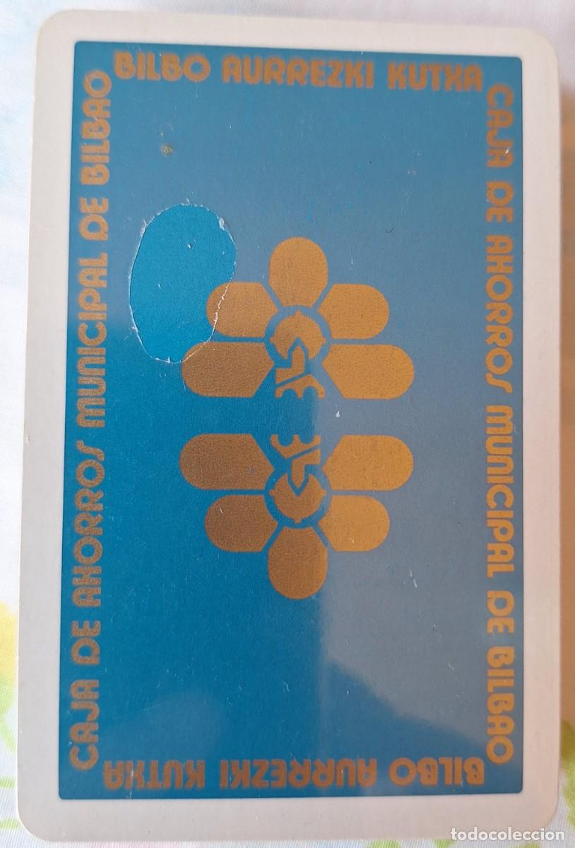 Barajas de cartas: BARAJA DE CARTAS HERACLIO FOURNIER PUBLICIDAD CAJA DE AHORROS MUNICIPAL DE BILBAO
