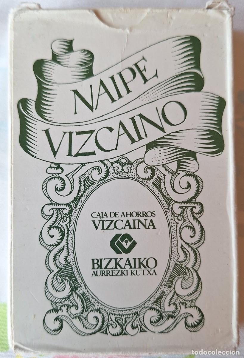 Barajas de cartas: BARAJA DE CARTAS HERACLIO FOURNIER PUBLICIDAD CAJA DE AHORROS VIZCAINA