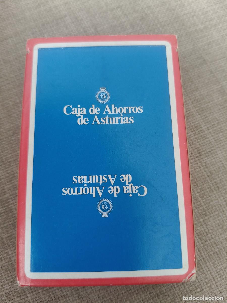 Barajas de cartas: BARAJA ESPA&Ntilde;OLA HERACLIO FOURNIER CON PUBLICIDAD DE LA CAJA DE AHORROS DE ASTURIAS. 40 CARTAS. 80 GR