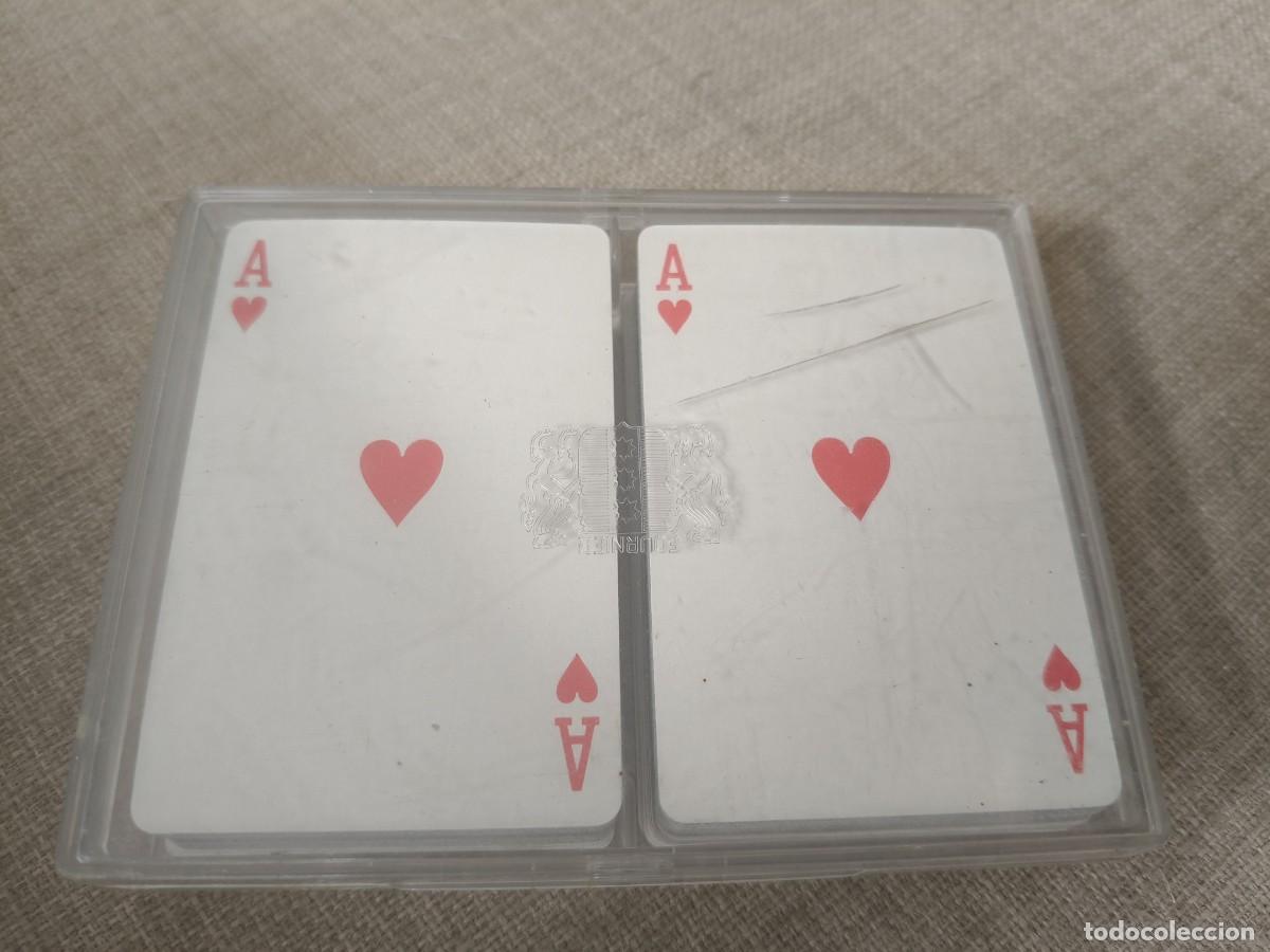 Barajas de cartas: BARAJA DE POKER DOBLE DE PUBLICIDAD DEL BANCO PASTOR. HERACLIO FOURNIER. 190 GRAMOS.