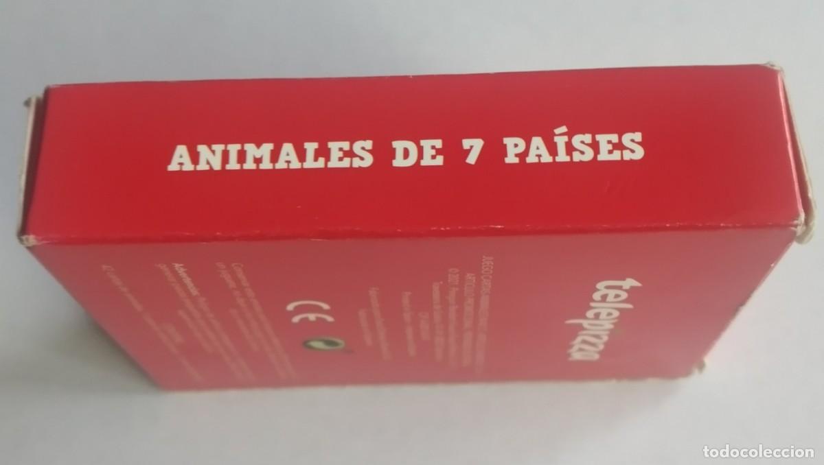 Barajas de cartas: Juego de cartas telepizza &mdash;Animales de 7 pa&iacute;ses (baraja completa)