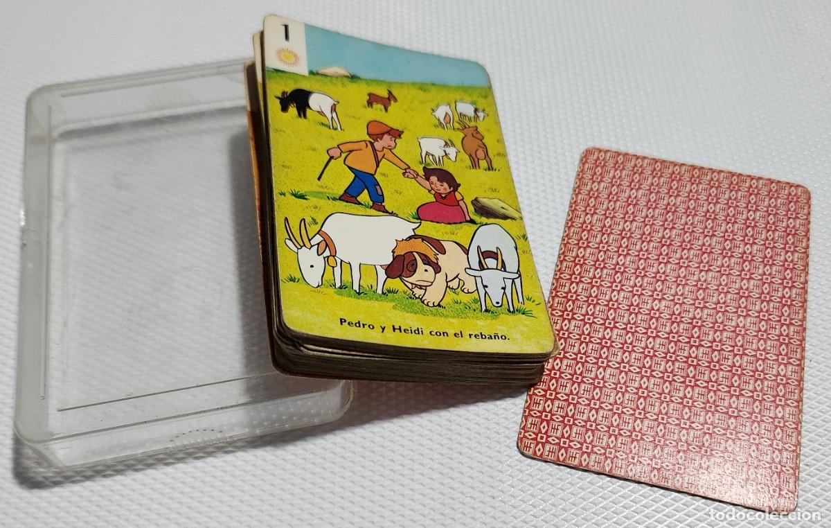 Barajas de cartas: HEIDI - LA NI&Ntilde;A DE LOS ALPES -juego de naipes FOURNIER Espa&ntilde;a 1976