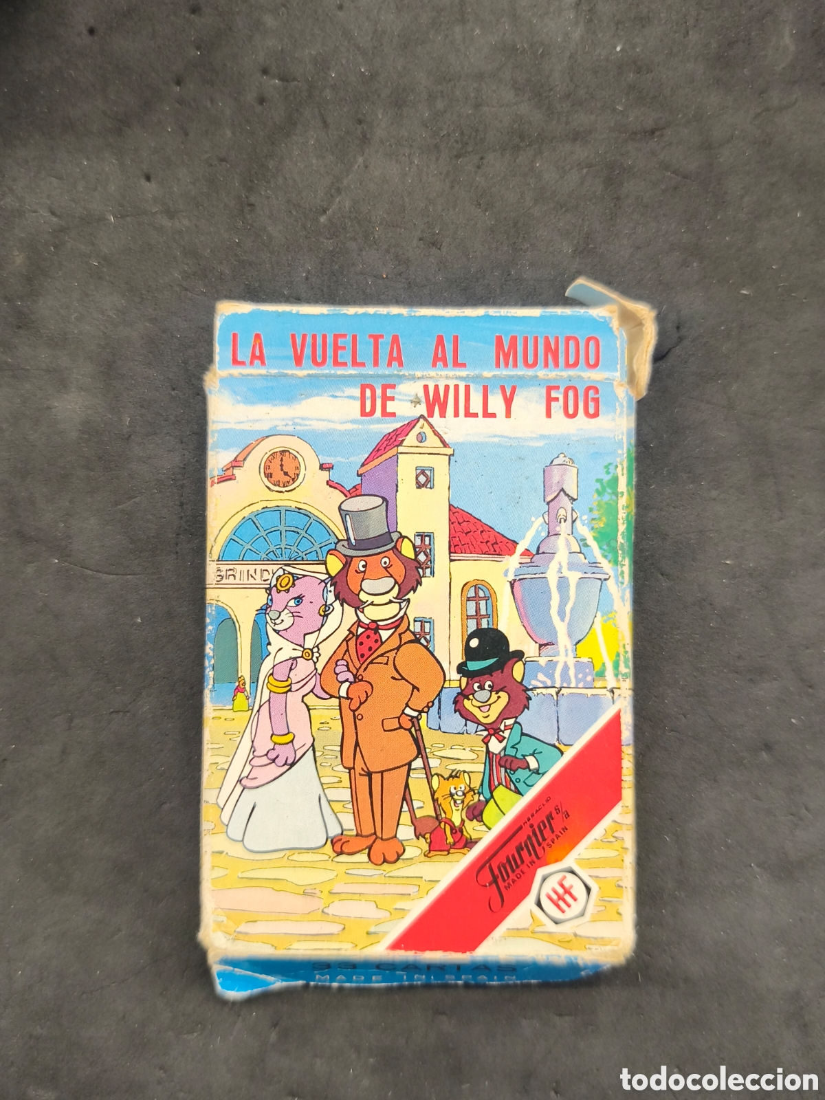 Barajas de cartas: Juego de cartas Willy Fog la vuelta al mundo