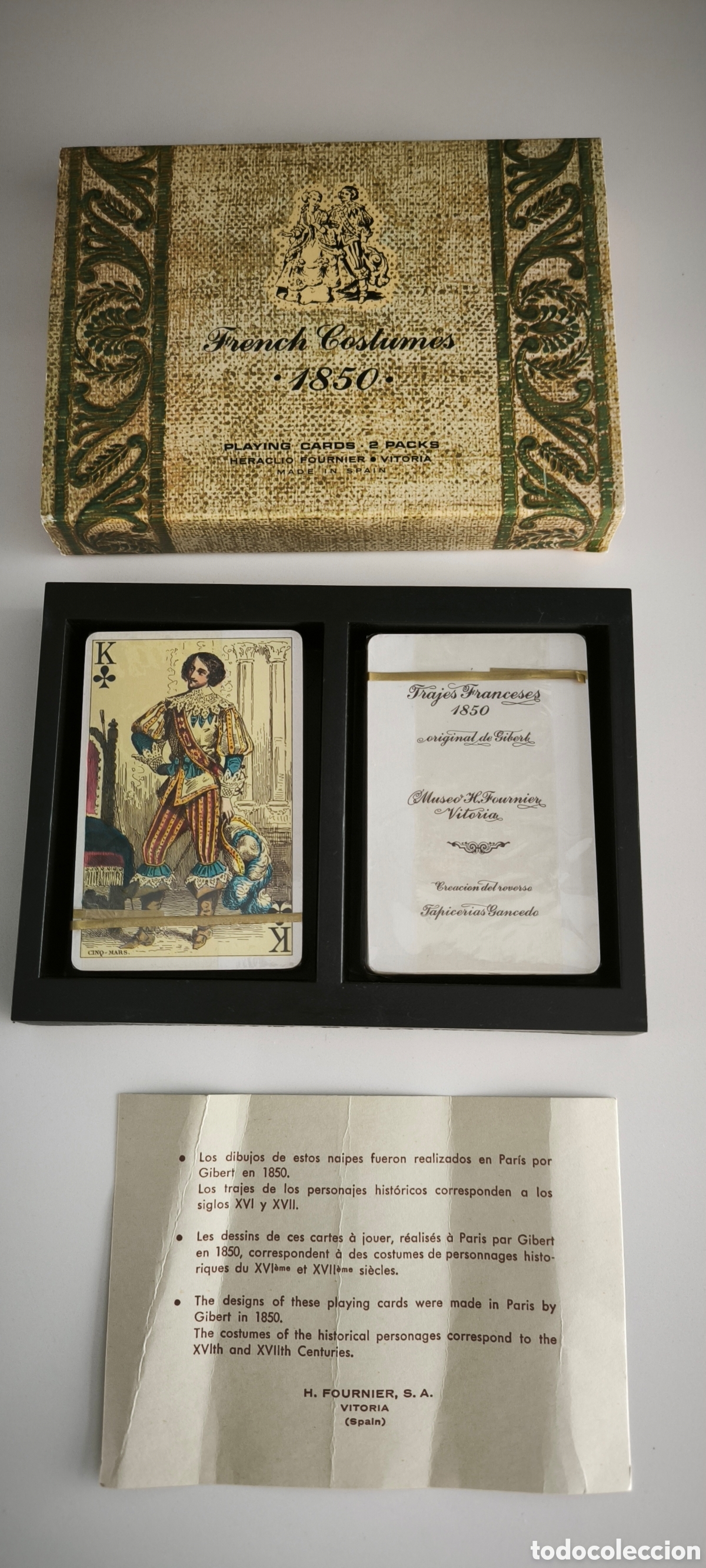 Barajas de cartas: Naipes French Costumes 1850