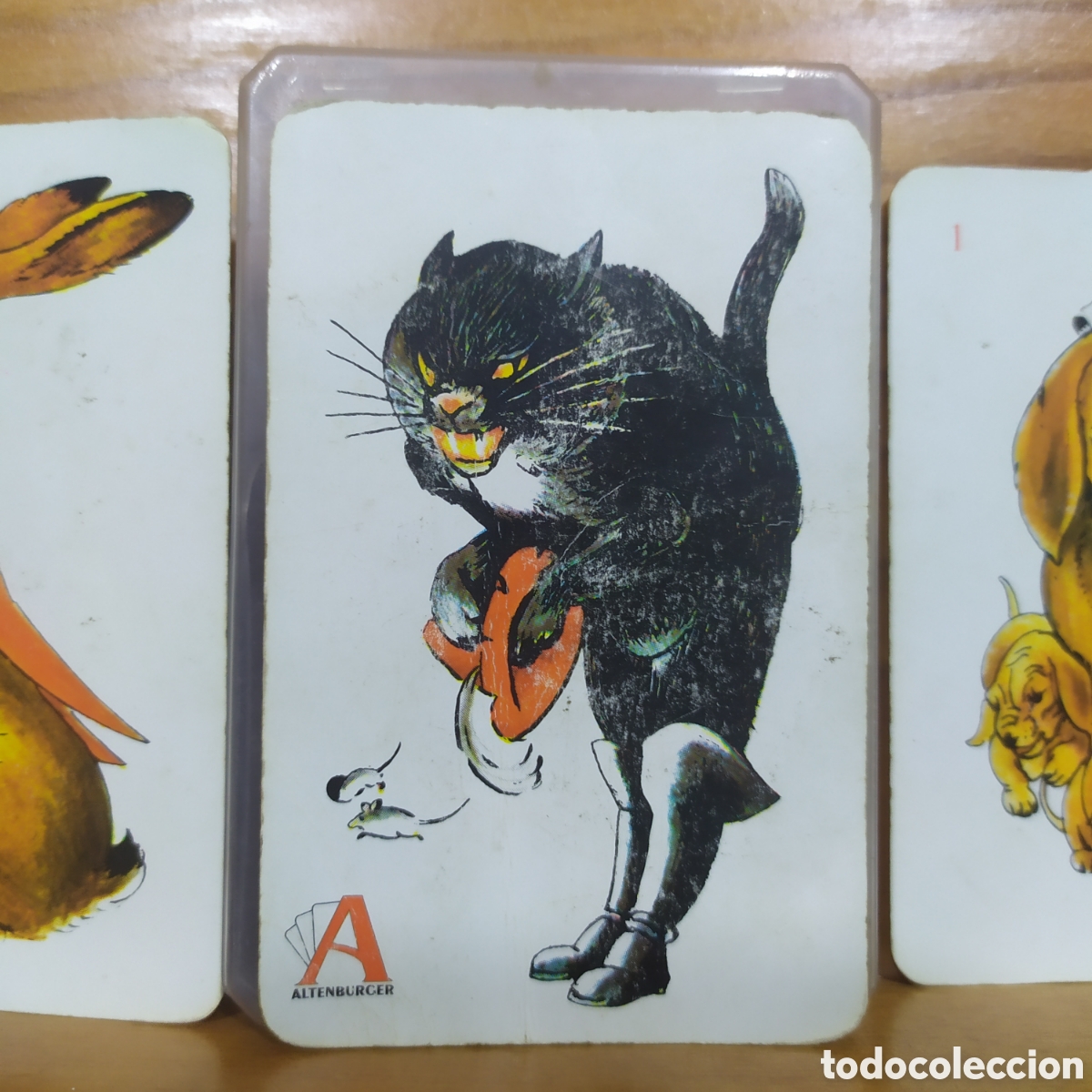 Barajas de cartas: Baraja cl&aacute;sica infantil de cartas alemana del gato negro (Schwarzer Peter), editado por Altenburger