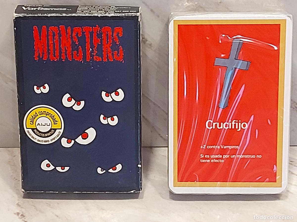 Barajas de cartas: MONSTERS | JUEGO DE CARTAS VARITEMAS | 49 CARTAS | PRECINTADA | CAJA ORIGINAL