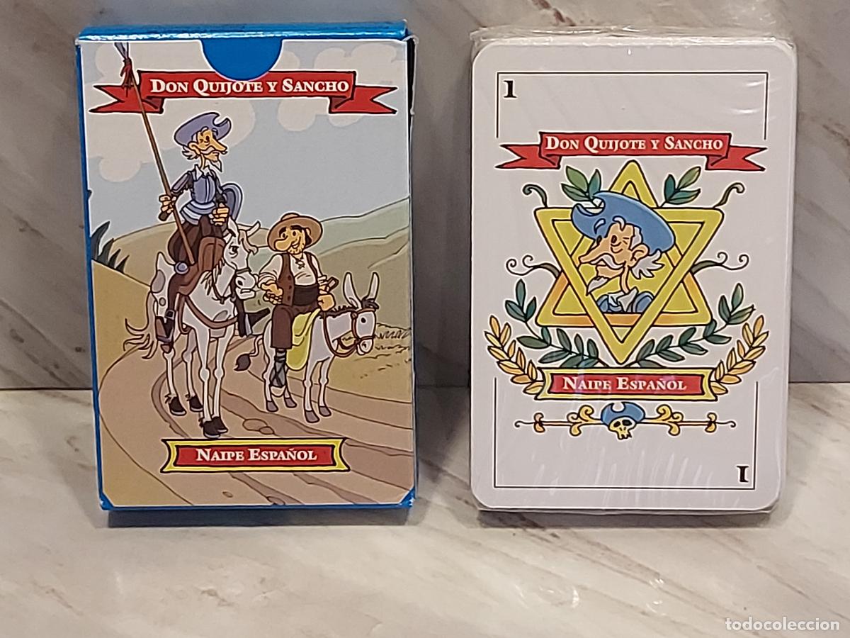 Barajas de cartas: DON QUIJOTE Y SANCHO | BARAJA ESPA&Ntilde;OLA VARITEMAS | 50 CARTAS | PRECINTADA