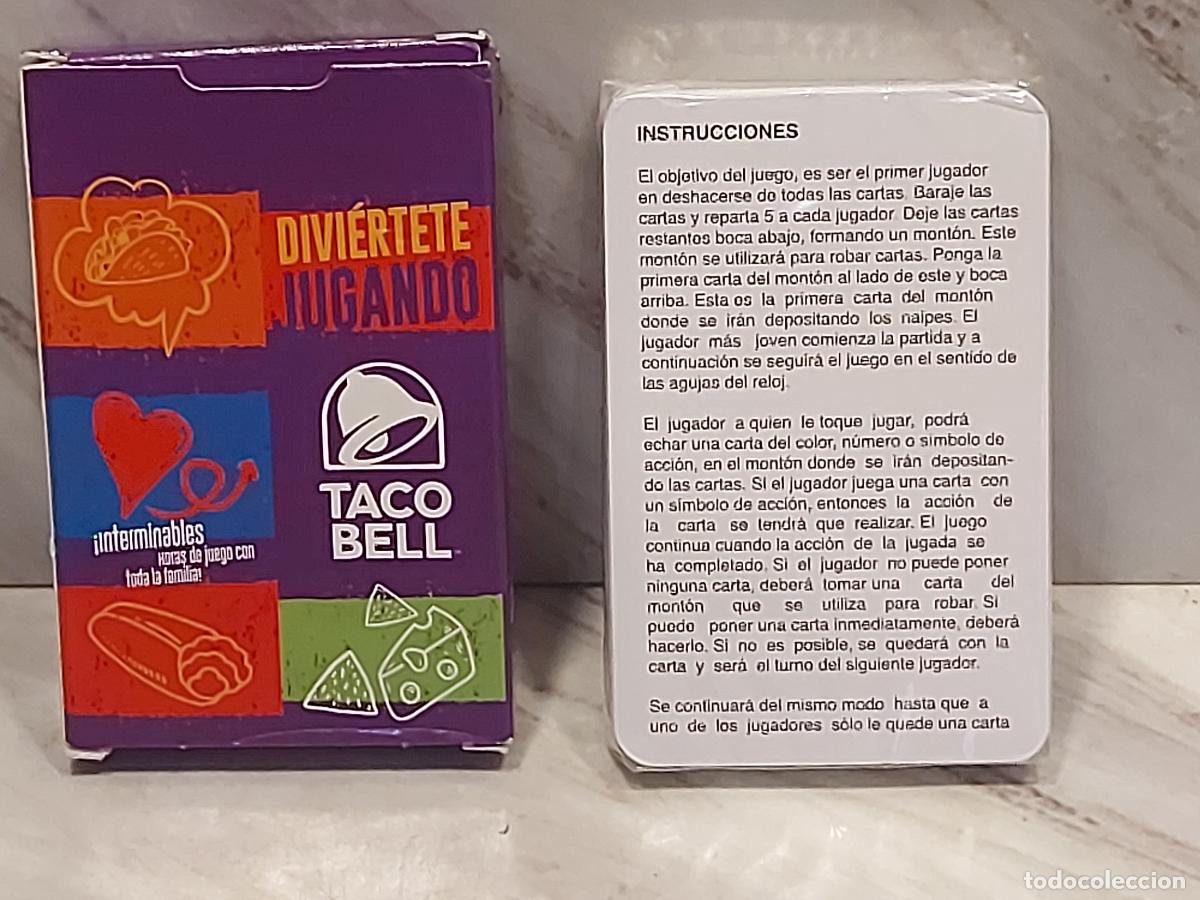 Barajas de cartas: BARAJA JUEGO TACO BELL | PROMOCIONAL | INFANTIL | PRECINTADA