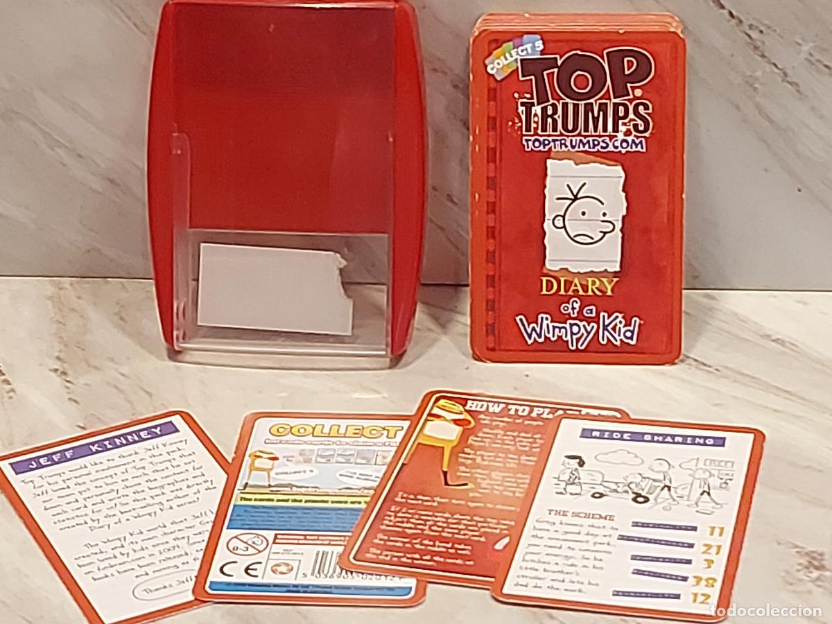 Barajas de cartas: BARAJA TOP TRUMPS | DIARY OF A WIMPY KID | 2013 | COMPLETA | CAJA ORIGINAL