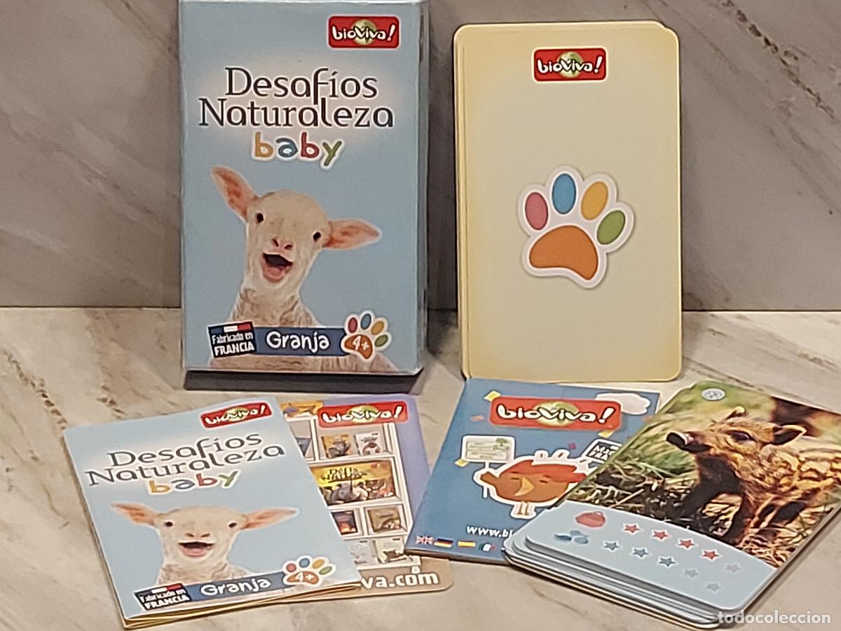 Barajas de cartas: DESAF&Iacute;OS NATURALEZA BABY | GRANJA | BIOVIVA | 34 CARTAS | COMO NUEVO